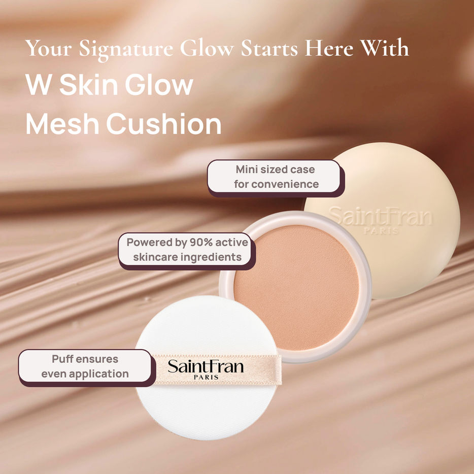 SAINT FRAN W SKIN GLOW MESH CUSHION MINI