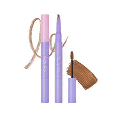 LALA CHUU SQUARE DUAL BROW - DARK BROWN