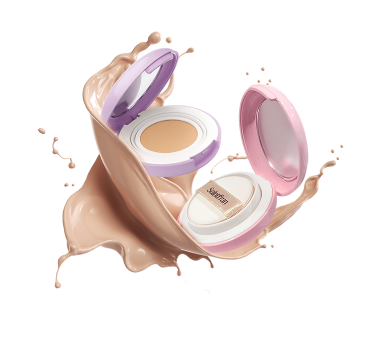 SAINT FRAN W SKIN GLOW MESH CUSHION MINI (PINK) #28
